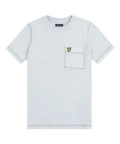 Lyle & Scott Grey Garment Washed Flatlock T-Shirt 7 Lyle & Scott Grey Garment Washed Flatlock T-Shirt -Lyle & Scott Outlet | Sale unnamed file 90