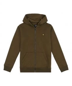Lyle & Scott Green Classic Zip Hoodie