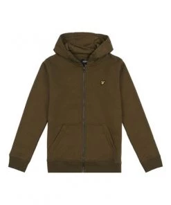 Lyle & Scott Green Classic Zip Hoodie -Lyle & Scott Outlet | Sale unnamed file 911