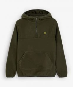 Lyle & Scott Green 1/4 Zip Micro Fleece Hoodie 15 Lyle & Scott Green 1/4 Zip Micro Fleece Hoodie -Lyle & Scott Outlet | Sale unnamed file 924