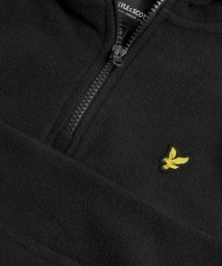 Lyle & Scott Black 1/4 Zip Micro Fleece Hoodie -Lyle & Scott Outlet | Sale unnamed file 929 scaled
