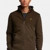 Lyle & Scott Black Softshell Jersey Zip Hoodie