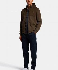 Lyle & Scott Black Softshell Jersey Zip Hoodie -Lyle & Scott Outlet | Sale unnamed file 941 scaled