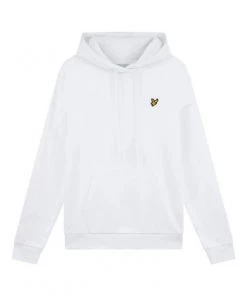 Lyle & Scott Oversized White Hoodie -Lyle & Scott Outlet | Sale unnamed file 956