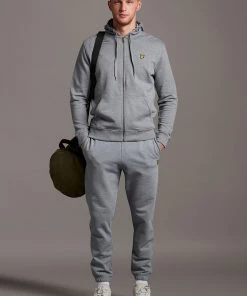 Lyle & Scott Grey Zip Through Hoodie -Lyle & Scott Outlet | Sale unnamed file 959 scaled
