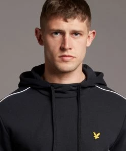 Lyle & Scott Black Hoodie With Contrast Piping -Lyle & Scott Outlet | Sale unnamed file 965 scaled