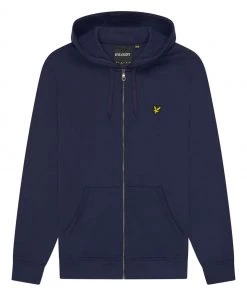 Lyle & Scott Lyle And Scott Navy Plus Size Zip Hoodie