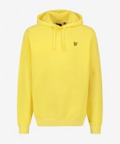 Lyle & Scott Pigment Dye Hoodie Yellow