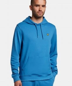 Lyle & Scott Blue Pullover Hoodie