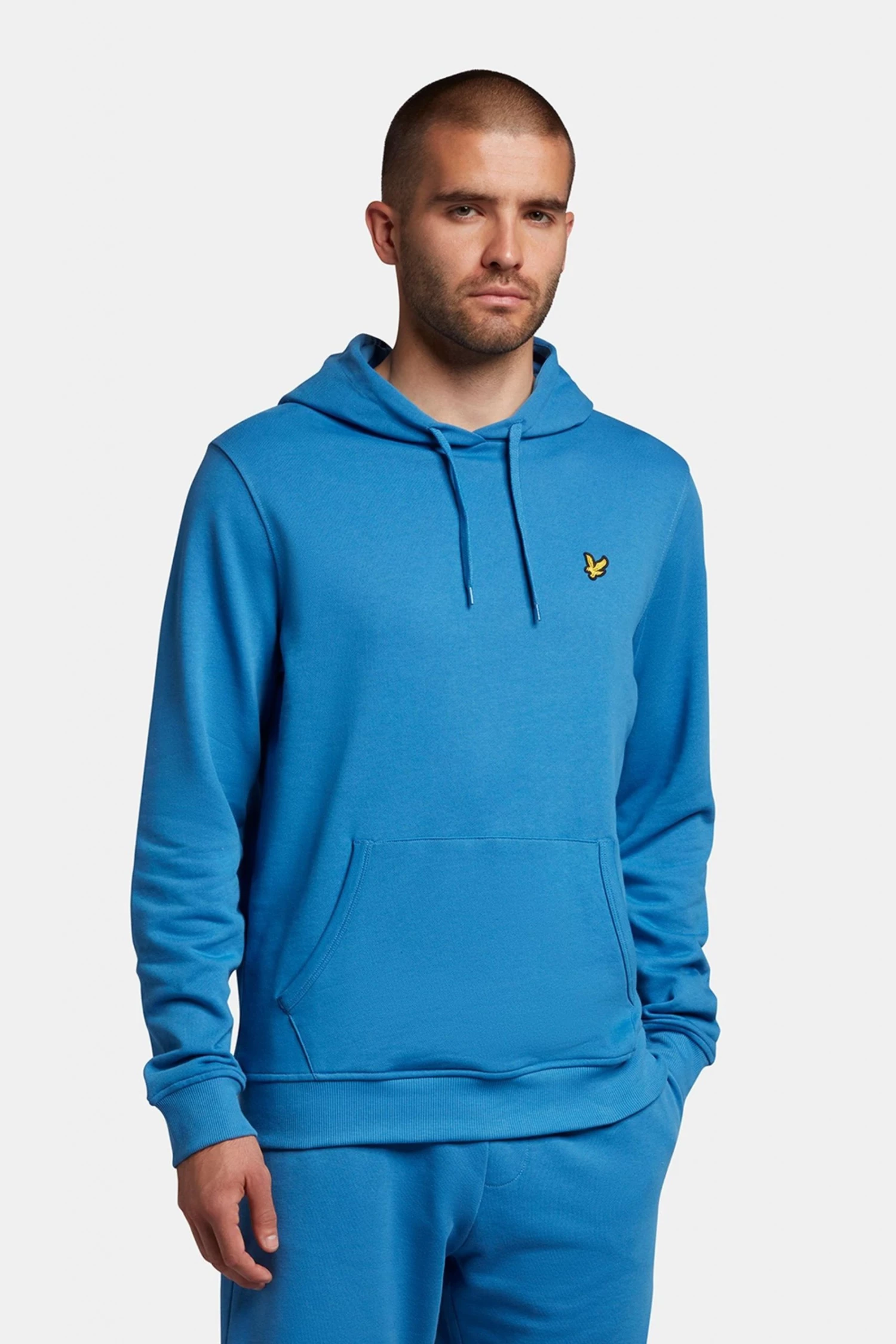Lyle & Scott Blue Pullover Hoodie 1 Lyle & Scott Blue Pullover Hoodie