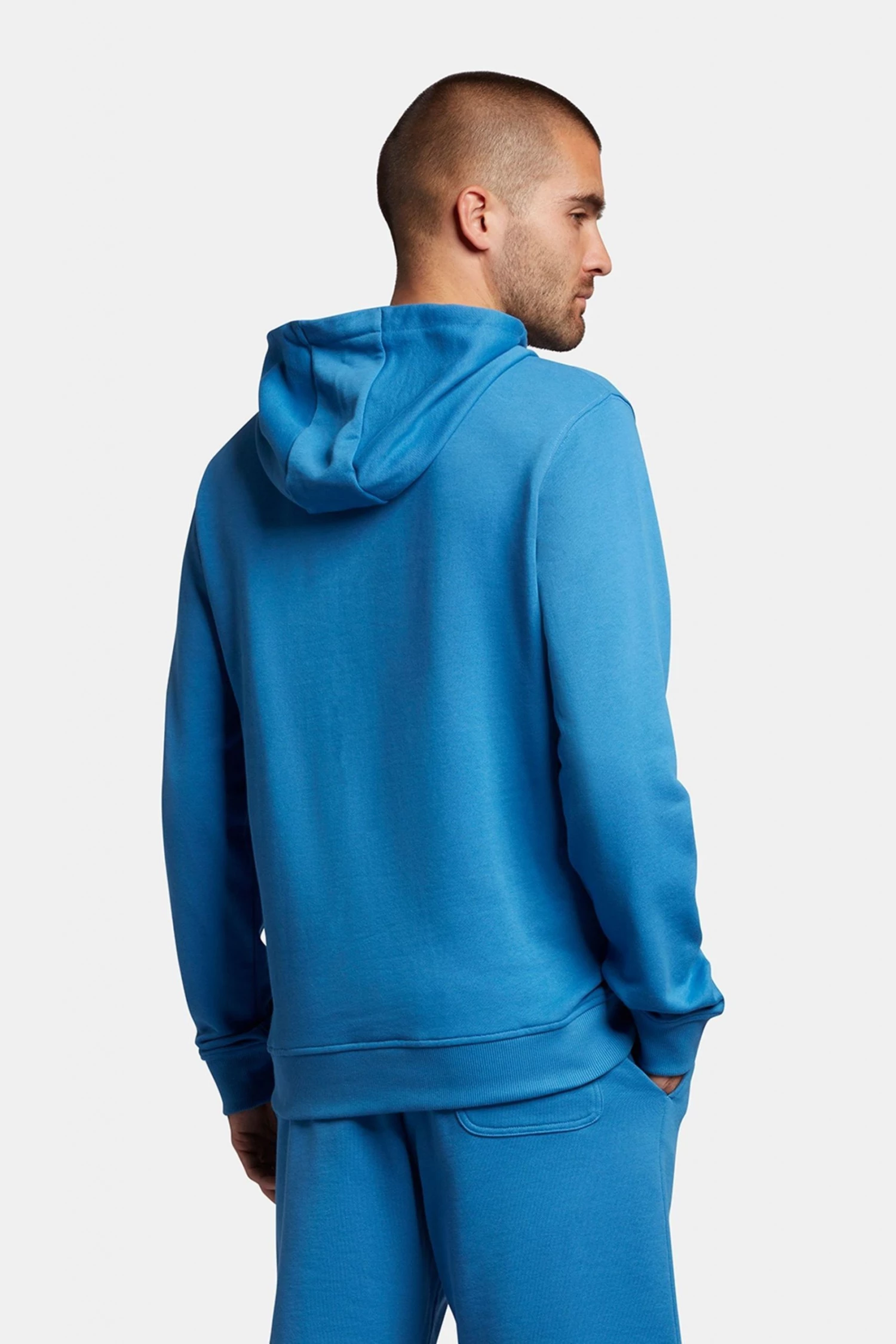 Lyle & Scott Blue Pullover Hoodie 2 Lyle & Scott Blue Pullover Hoodie - Image 2