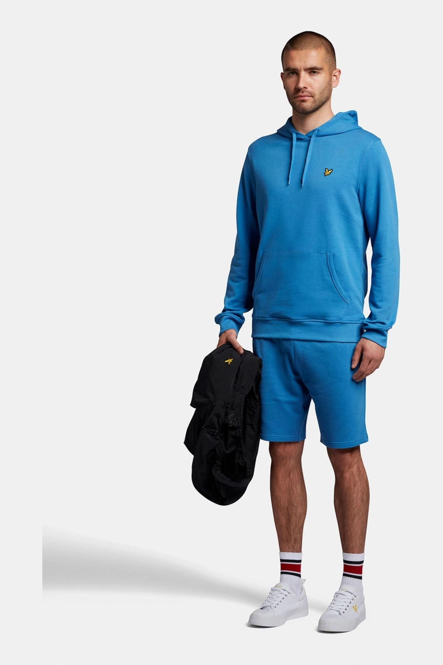 Lyle & Scott Blue Pullover Hoodie 3 Lyle & Scott Blue Pullover Hoodie - Image 3