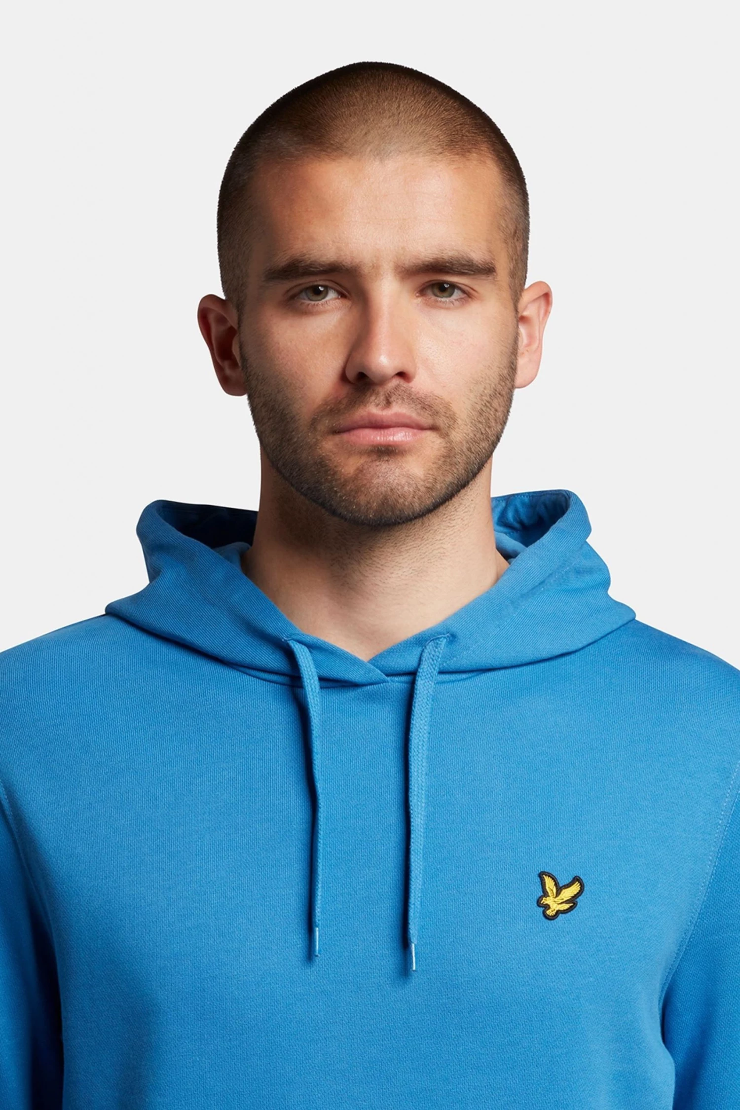 Lyle & Scott Blue Pullover Hoodie 4 Lyle & Scott Blue Pullover Hoodie - Image 4