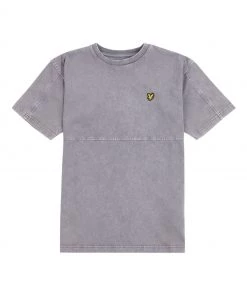 Lyle & Scott Grey Acid Wash T-Shirt