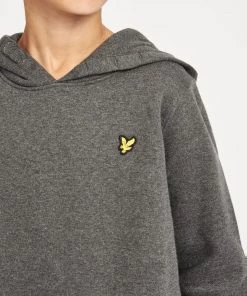 Lyle & Scott Grey Classic Over The Head Hoodie Fleece -Lyle & Scott Outlet | Sale unnamed file 994 scaled