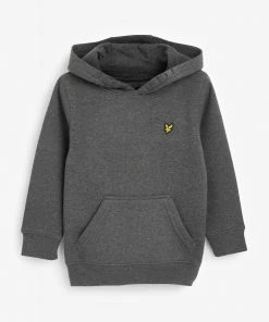 Lyle & Scott Grey Classic Over The Head Hoodie Fleece -Lyle & Scott Outlet | Sale unnamed file 995 scaled