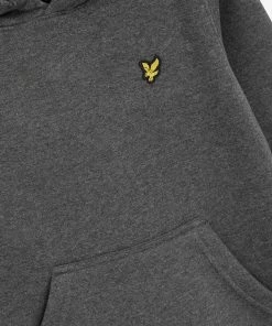 Lyle & Scott Grey Classic Over The Head Hoodie Fleece -Lyle & Scott Outlet | Sale unnamed file 997 scaled